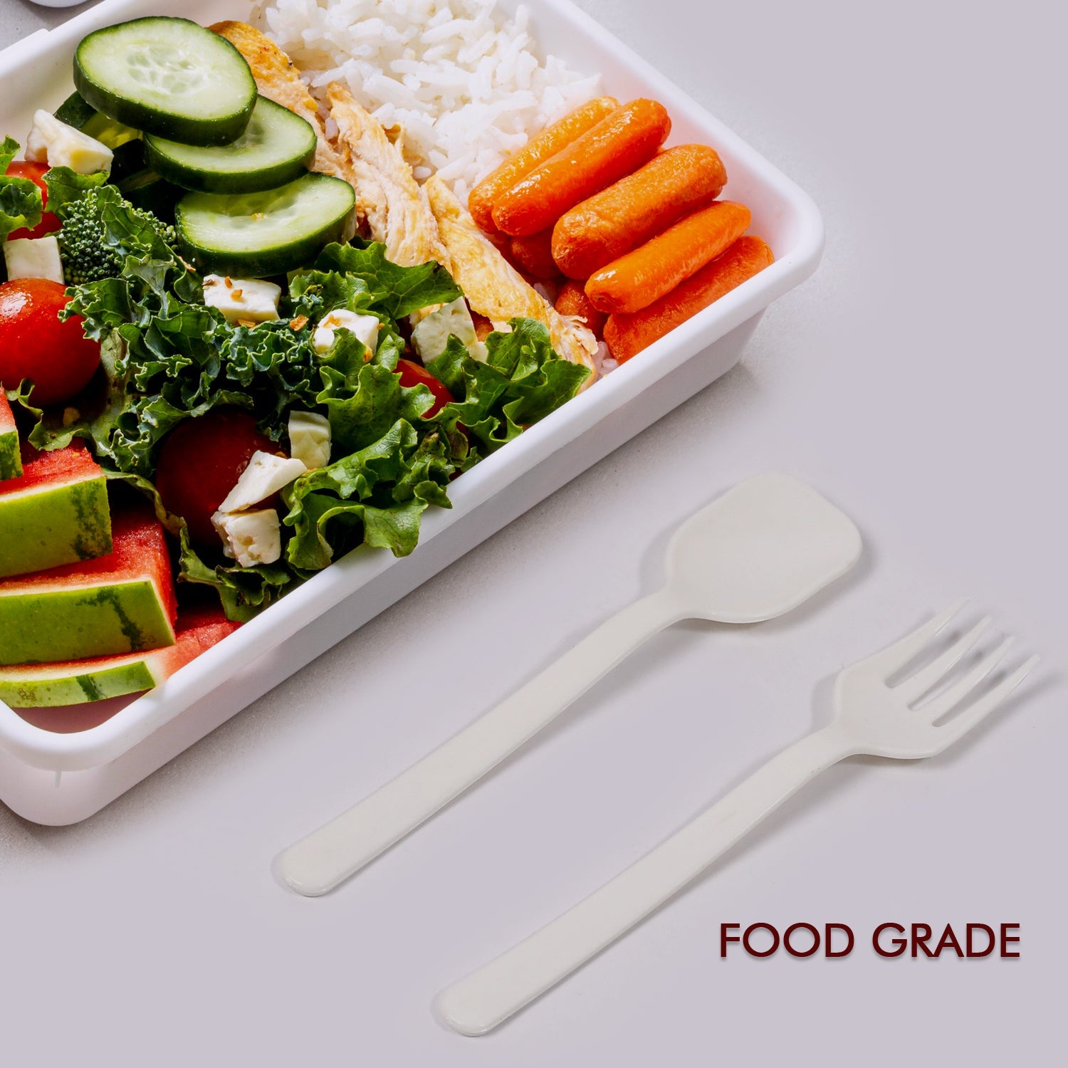 5239 Plastic Forks & spoon Cutlery-Utensils, Parties, Dinners, Catering Services, Family Gatherings ( pack of 2) DeoDap 5239 Plastic Forks & spoon Cutlery-Utensils, Parties, Dinners, Catering Services, Family Gatherings ( pack of 2) DeoDap
